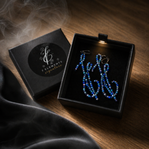 Náušnice Blue Fusion